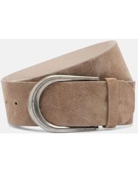 Brunello Cucinelli - Monili Suede Belt - Lyst