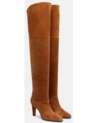 Chloé - Eve 85 Suede Over-The-Knee Boots - Lyst