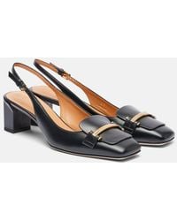 Tod's - Slingback-Pumps 50 Aus Lackleder - Lyst