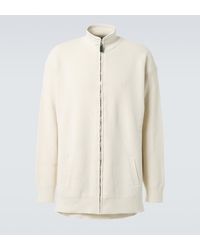 Balenciaga - Logo Cotton-Blend Zip-Up Cardigan - Lyst