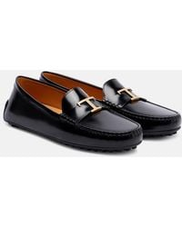 Tod's - T Timeless Leather Loafers - Lyst