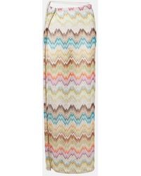 Missoni - Zigzag Wrap Skirt - Lyst