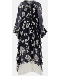 Dorothee Schumacher - Floral Daydream Midi Dress - Lyst