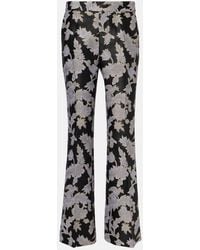 La DoubleJ - Saturday Night Jacquard Bootcut Pants - Lyst