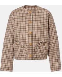 Blazé Milano - Altai Checked Wool And Cashmere Jacket - Lyst