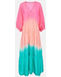 Juliet Dunn - Maxikleid Aus Seide - Lyst