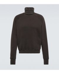 Les Tien Cotton Turtleneck Sweater - Black