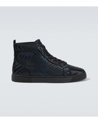 Christian Louboutin - Louis High-Top Sneakers - Lyst
