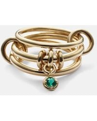 Spinelli Kilcollin - 18kt Gold Linked Emerald Ring - Lyst