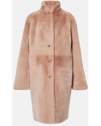 JOSEPH - Britanny Reversible Shearling And Leather Coat - Lyst