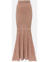 Altuzarra - Kasou Metallic Knit Maxi Skirt - Lyst
