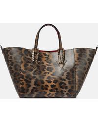 Christian Louboutin - Cabachic Small Leopard-print Tote Bag - Lyst