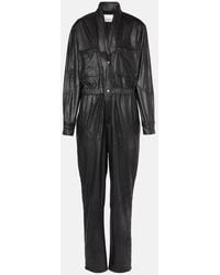 Isabel Marant - Faux Leather Jumpsuit - Lyst