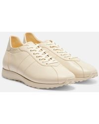 The Row - Mica Leather Sneakers - Lyst