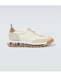 Thom Browne - Sneakers Tech Runner con suede - Lyst