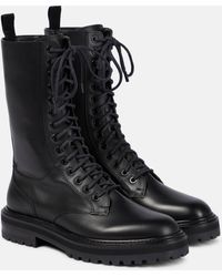Jimmy Choo - Cora Leather Combat Boots - Lyst