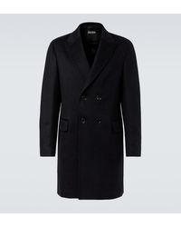 ZEGNA - Wool And Cashmere-Blend Coat - Lyst