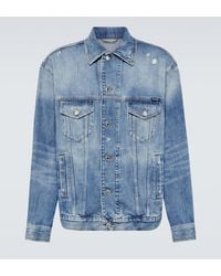 Dolce & Gabbana - Distressed Denim Jacket - Lyst