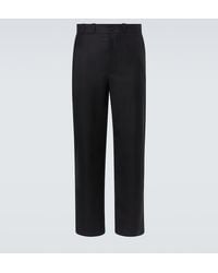 The Row - Ottis Virgin Wool Straight Pants - Lyst