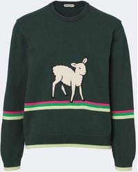 JW Anderson - Embroidered Cotton Sweater - Lyst