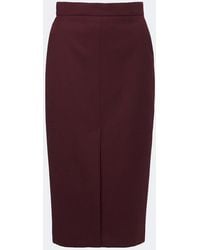 Max Mara - Wool-Blend Pencil Skirt - Lyst