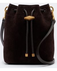 Jimmy Choo - Bon Bon Small Suede Bucket Bag - Lyst