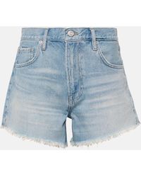 FRAME - Shorts di jeans Le Super High - Lyst