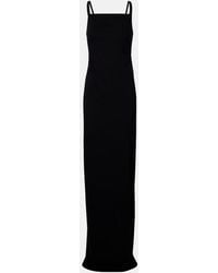 Rick Owens - Temple Layered Cotton Jersey Maxi Dress - Lyst