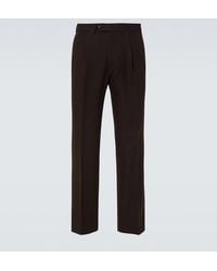 Saman Amel - Gerade Hose Amo Aus Woll-Twill - Lyst