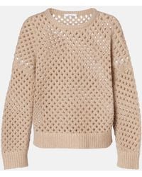 Max Mara - Essen Open-Knit Cashmere And Silk Sweater - Lyst