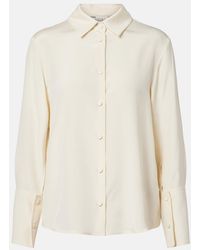 Max Mara - Voliera Silk-Blend Cady Shirt - Lyst