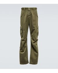 Dolce & Gabbana - High-Rise Cotton Cargo Pants - Lyst