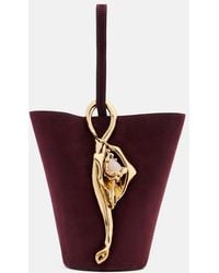 Chloé - Eden Treasures Small Suede Bucket Bag - Lyst
