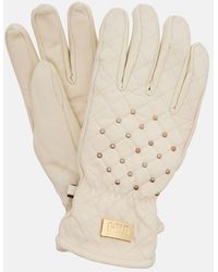 Goldbergh - Glisten Studded Leather Ski Gloves - Lyst