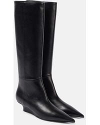 TOTEME - Botas Altas Sharp De Piel - Lyst