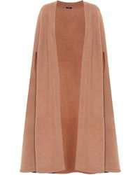 JOSEPH Wool Cape - Brown