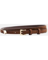 Prada - Suede Belt - Lyst