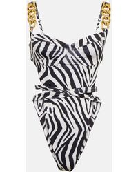 SAME - Gold Chain One Piece Swimsuit - Lyst