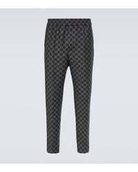 Gucci - GG Flannel Wool jogging Pant - Lyst