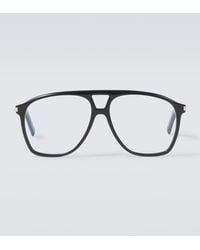Saint Laurent - Sl 596 Dune Aviator Glasses - Lyst