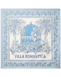 ALÉMAIS - Villa Romantica Silk Scarf - Lyst