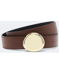 JOSEPH - Maeva Reversible Leather Belt - Lyst