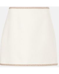 Veronica Beard - Ohemia Wool-Blend Miniskirt - Lyst