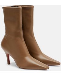 AMINA MUADDI - Jamie Leather Ankle Boots - Lyst