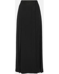 TOTEME - Wrap Crepe Maxi Skirt - Lyst