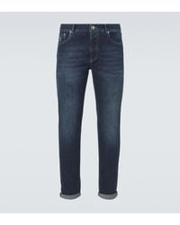 Brunello Cucinelli - Traditional Fit Slim-Leg Jeans - Lyst