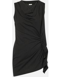 Dries Van Noten - Draped Cotton Jersey Top - Lyst