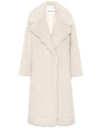 Stand Studio Manteau Nicoletta en shearling synthétique - Blanc