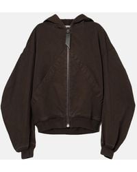 The Attico - Cotton Gabardine Bomber Jacket - Lyst