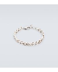Alexander McQueen - Bracelet chaine a logo - Lyst